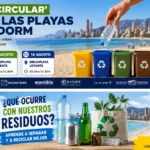 ‘Mirada circular’ vuelve a las playas de Benidorm para enseñar cómo separar y reciclar los residuos